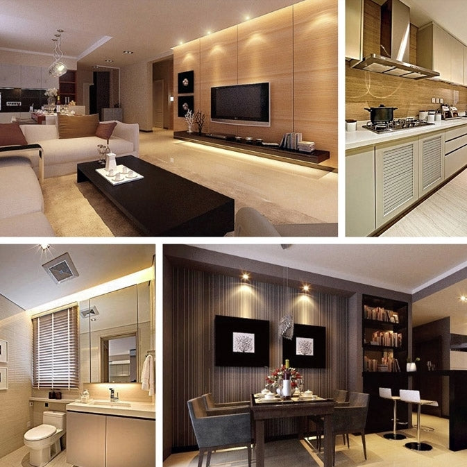 102 LED SMD 2835, AC 220V, mit transparenter Abdeckung, S-LED-2601W, S-LED-2601WW