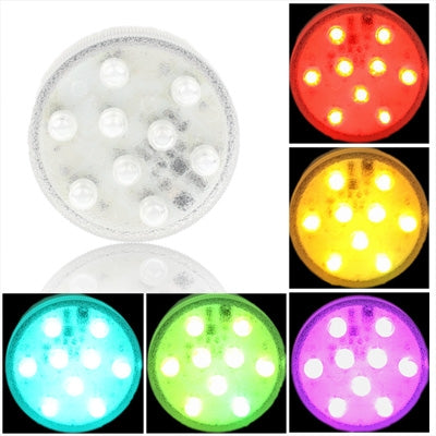 9 LED, 13 Farben Licht, mit Fernbedienung
