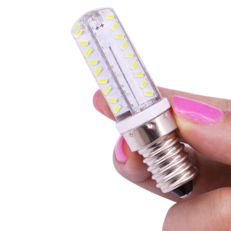 72 LED SMD 3014, Adjustable Brightness, AC 220V, E14 220V White Light, E14 220V Warm White