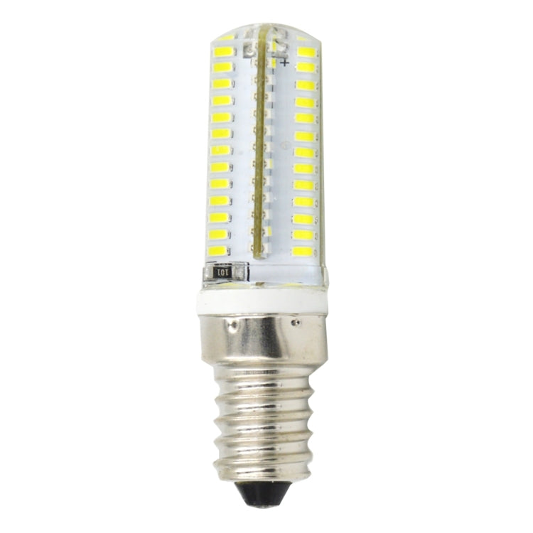 E14 5W 400LM 104 LED SMD 3014 Silikon Maiskolben Glühbirne, AC 220V (warmweißes Licht), 5W