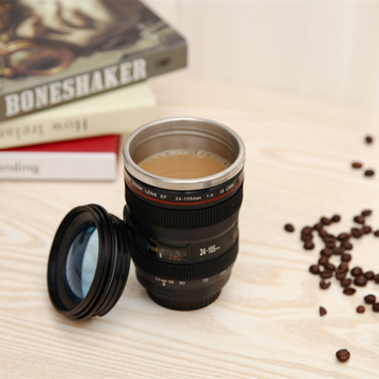 400 ml Kameraobjektivbecher, Caniam EF 24–105 mm F4 Filterbecher für Kaffee, Milch, Wasser als Geschenk, 400 ml, Kameraobjektivbecher