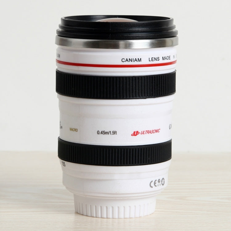 400 ml Kameraobjektivbecher, Caniam EF 24–105 mm F4 Filterbecher für Kaffee, Milch, Wasser als Geschenk, 400 ml, Kameraobjektivbecher