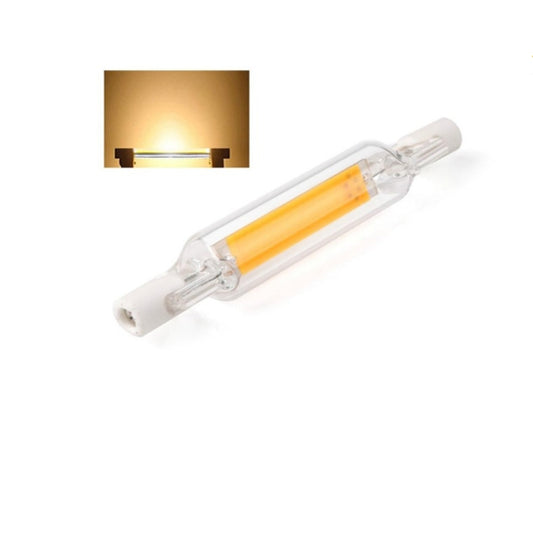 R7S 5W COB LED-Lampe, Glasröhre zum Ersetzen von Halogenlicht, Lampenlänge: 78 mm, 220 V, 110 V