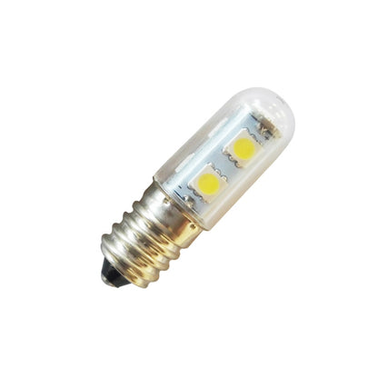 E14 Schraubleuchte LED Kühlschrank Glühbirne 1W 220V AC 7 Licht SMD 5050 Ampere LED Licht Kühlschrank Home, Warmweiß, Kaltweiß