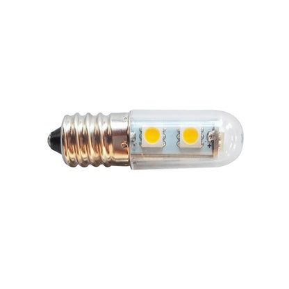 E14 Schraubleuchte LED Kühlschrank Glühbirne 1W 220V AC 7 Licht SMD 5050 Ampere LED Licht Kühlschrank Home, Warmweiß, Kaltweiß