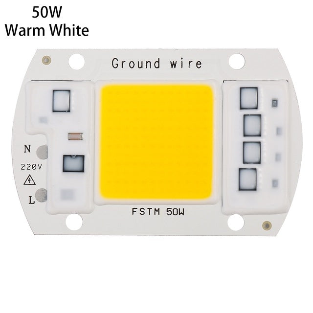 Hochleistungs-220-V-LED-Flutlicht, kalt-/warmweiß, COB-LED-Chip, IP65, Smart-IC-Treiberlampe, 15 W Weiß, 20 W Weiß, 30 W Weiß, 50 W Weiß, 15 W Warmweiß, 20 W Warmweiß, 30 W Warmweiß, 50 W Warmweiß