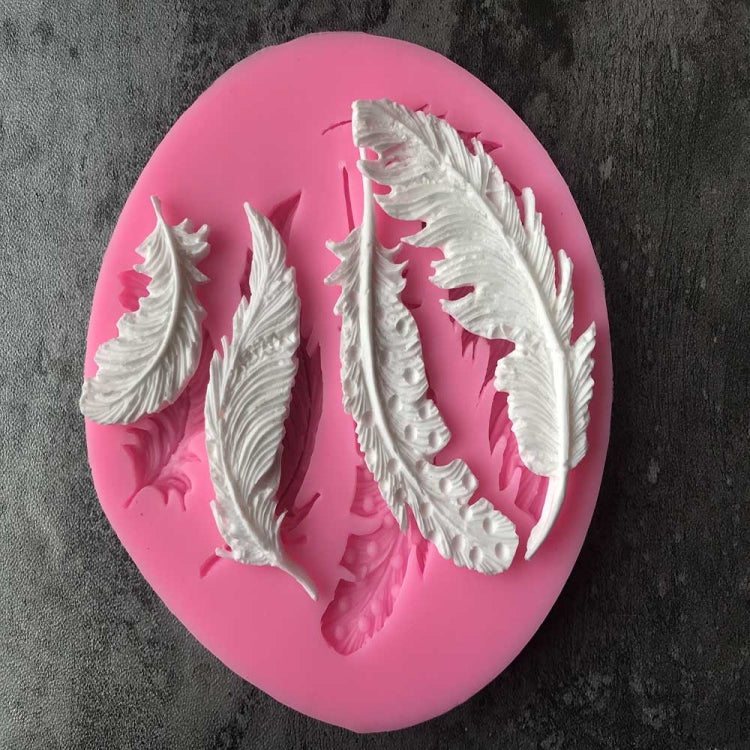 Federzucker Silikonform Fondantform Kuchendekorationswerkzeuge, Federzuckerform
