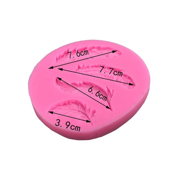 Federzucker Silikonform Fondantform Kuchendekorationswerkzeuge, Federzuckerform