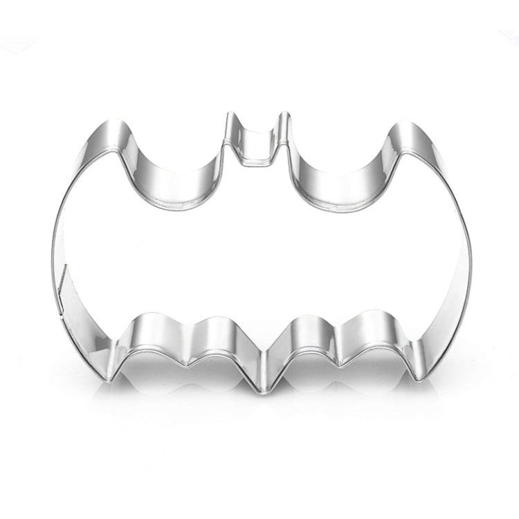 2 PCS Stainless Steel Cookie Cutter Bat Modeling Mold Halloween Cutting Mold DIY Tool
