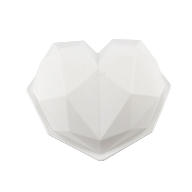 3 Stück Diamant-Liebes-Silikonform zum Selbermachen, Kuchen-Biskuit-Backwerkzeug, Chiffon-Mousse-Dessertform, Diamant-Liebesform