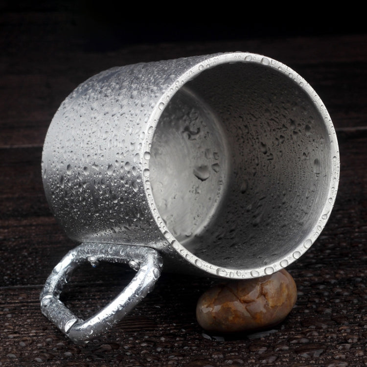 Doppelwandige Wasserbecher aus Edelstahl, Kaffeetasse mit Karabinergriff, Lieferung in zufälliger Farbe, Kaffeetasse mit Karabiner