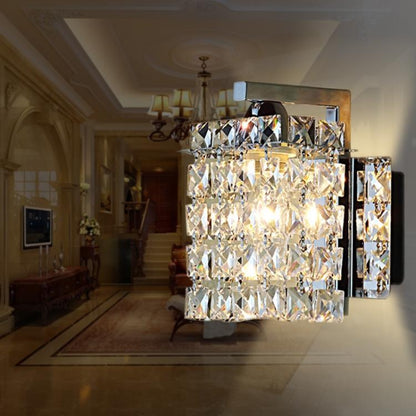 Einzelkopf Kreative Einfache Moderne Schlafzimmer Wohnzimmer Gang Korridor Kristall Wandleuchte mit 5W LED Lichtquelle