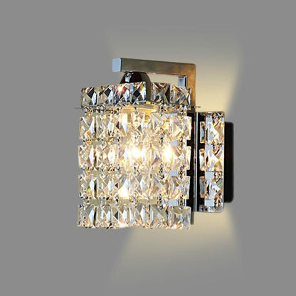 Einzelkopf Kreative Einfache Moderne Schlafzimmer Wohnzimmer Gang Korridor Kristall Wandleuchte mit 5W LED Lichtquelle