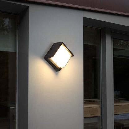 10 W, 3000 K, Terrassen-/Veranda-/Gartenleuchte, wasserdicht, IP54, LED-Wandleuchte für den Außenbereich, 13 cm runde Form, 13 cm quadratische Form, 16 cm runde Form, 16 cm quadratische Form