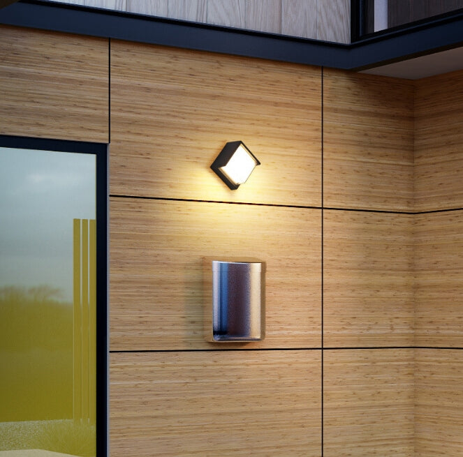 10 W, 3000 K, Terrassen-/Veranda-/Gartenleuchte, wasserdicht, IP54, LED-Wandleuchte für den Außenbereich, 13 cm runde Form, 13 cm quadratische Form, 16 cm runde Form, 16 cm quadratische Form