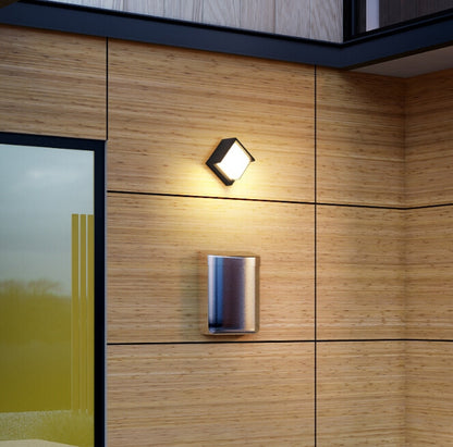 10 W, 3000 K, Terrassen-/Veranda-/Gartenleuchte, wasserdicht, IP54, LED-Wandleuchte für den Außenbereich, 13 cm runde Form, 13 cm quadratische Form, 16 cm runde Form, 16 cm quadratische Form