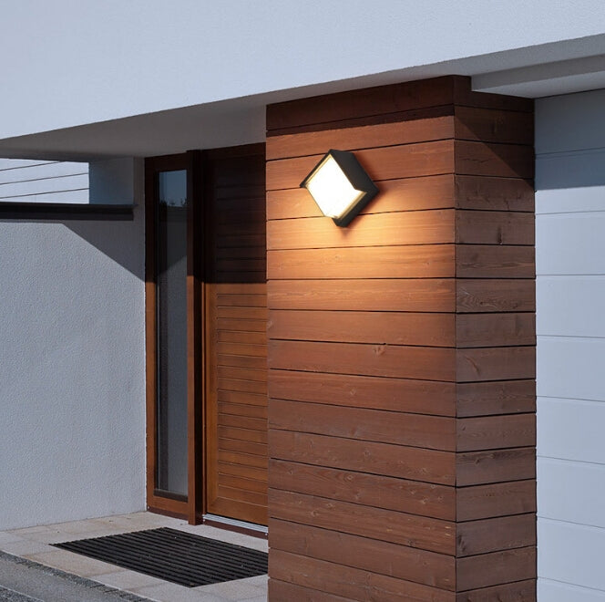10 W, 3000 K, Terrassen-/Veranda-/Gartenleuchte, wasserdicht, IP54, LED-Wandleuchte für den Außenbereich, 13 cm runde Form, 13 cm quadratische Form, 16 cm runde Form, 16 cm quadratische Form