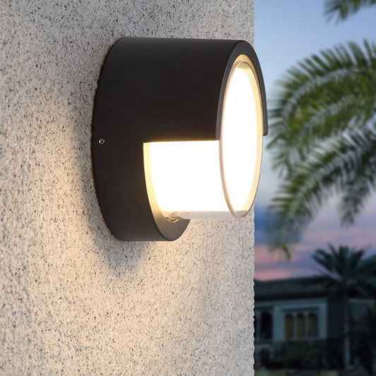 10 W, 3000 K, Terrassen-/Veranda-/Gartenleuchte, wasserdicht, IP54, LED-Wandleuchte für den Außenbereich, 13 cm runde Form, 13 cm quadratische Form, 16 cm runde Form, 16 cm quadratische Form