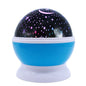 Sterne Sternenhimmel LED Akku USB Nachtlicht Projektor Luminaria Mond Neuheit Tisch Nachtlampe für Kinder, Blau, Rosa, Lila