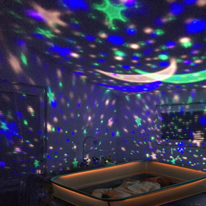 Sterne Sternenhimmel LED Akku USB Nachtlicht Projektor Luminaria Mond Neuheit Tisch Nachtlampe für Kinder, Blau, Rosa, Lila
