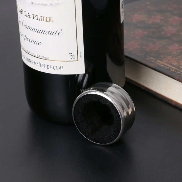 5 Stück Rotwein-Stoppring aus Edelstahl, Wein-Stoppring