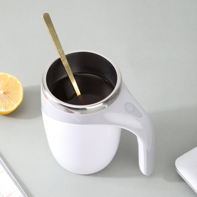 Elektrischer Rührbecher, Milchshake-Kaffee-Rührbecher, elektrisch (weiß), elektrisch (braun)