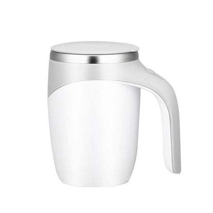 Elektrischer Rührbecher, Milchshake-Kaffee-Rührbecher, elektrisch (weiß), elektrisch (braun)