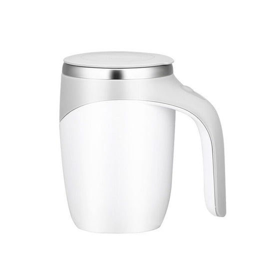 Elektrischer Rührbecher, Milchshake-Kaffee-Rührbecher, elektrisch (weiß), elektrisch (braun)