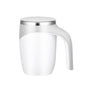 Elektrischer Rührbecher, Milchshake-Kaffee-Rührbecher, elektrisch (weiß), elektrisch (braun)