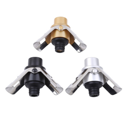 Push-button Stainless Steel Pumping Champagne Stopper Sparkling Champagne Snap Wing Vacuum Wine Stopper, 2 PCS  Push-button Wine Bottle Stopper(Gold), 2 PCS  Push-button Wine Bottle Stopper(Black), 2 PCS  Push-button Wine Bottle Stopper(Silver)