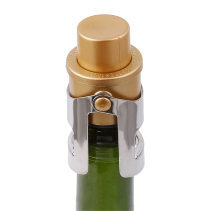 Push-button Stainless Steel Pumping Champagne Stopper Sparkling Champagne Snap Wing Vacuum Wine Stopper, 2 PCS  Push-button Wine Bottle Stopper(Gold), 2 PCS  Push-button Wine Bottle Stopper(Black), 2 PCS  Push-button Wine Bottle Stopper(Silver)