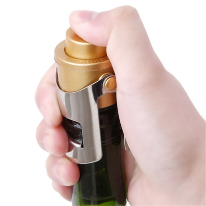 Push-button Stainless Steel Pumping Champagne Stopper Sparkling Champagne Snap Wing Vacuum Wine Stopper, 2 PCS  Push-button Wine Bottle Stopper(Gold), 2 PCS  Push-button Wine Bottle Stopper(Black), 2 PCS  Push-button Wine Bottle Stopper(Silver)