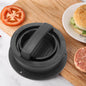 Hamburger Fleischpresse Werkzeug Patty Maker Form Schnitzel, 2 Stück Schwarz