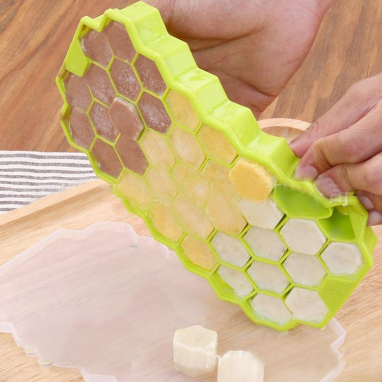 37 Grids Eiswürfel Waben Eismaschine Form DIY Form Popsicle Formen Joghurt Eis Box Kühlschrank Leckereien Gefrierschrank