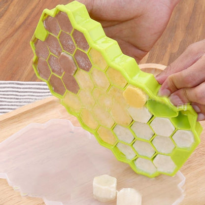 37 Grids Eiswürfel Waben Eismaschine Form DIY Form Popsicle Formen Joghurt Eis Box Kühlschrank Leckereien Gefrierschrank