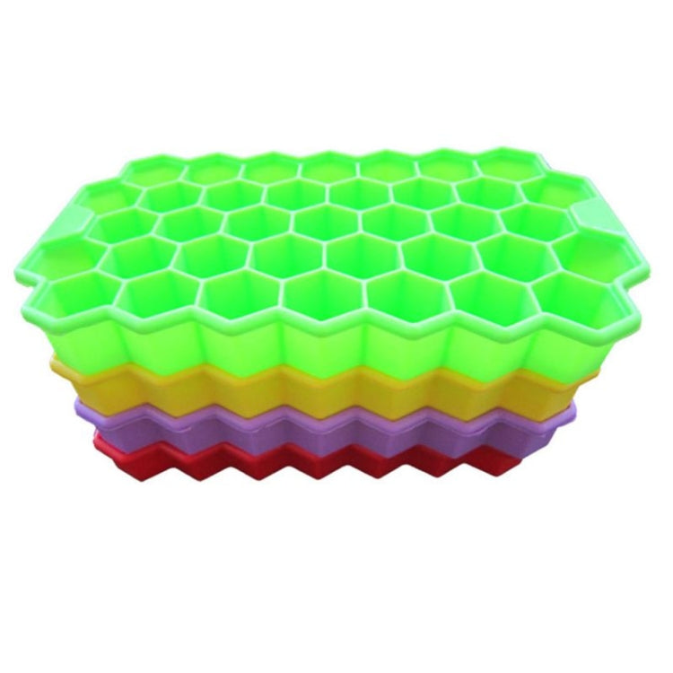 37 Grids Eiswürfel Waben Eismaschine Form DIY Form Popsicle Formen Joghurt Eis Box Kühlschrank Leckereien Gefrierschrank