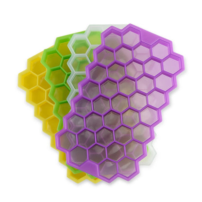 37 Grids Eiswürfel Waben Eismaschine Form DIY Form Popsicle Formen Joghurt Eis Box Kühlschrank Leckereien Gefrierschrank