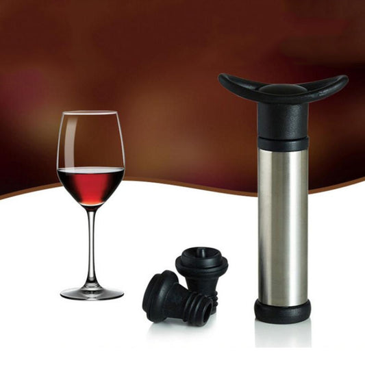Weinverschluss aus Edelstahl, Champagnerverschluss, Rotwein-Vakuumpumpe, Weinverschluss aus Edelstahl