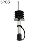 5 PCS Glass Bottle Stopper Stainless Steel Oil Stopper Silicone Stopper, White Hat Straight Mouth, White Hat Automatic Cap, Black Hat Straight Mouth, Black Hat Automatic Cap