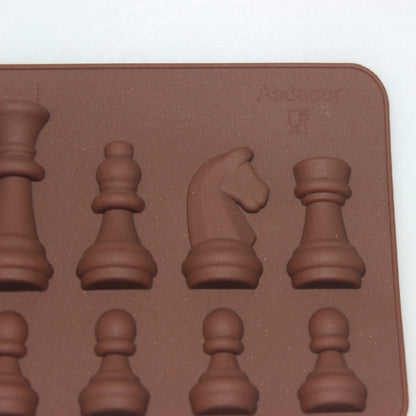 Silikon Schach Schokoladenform Kandiszucker Seifenform, Schachform
