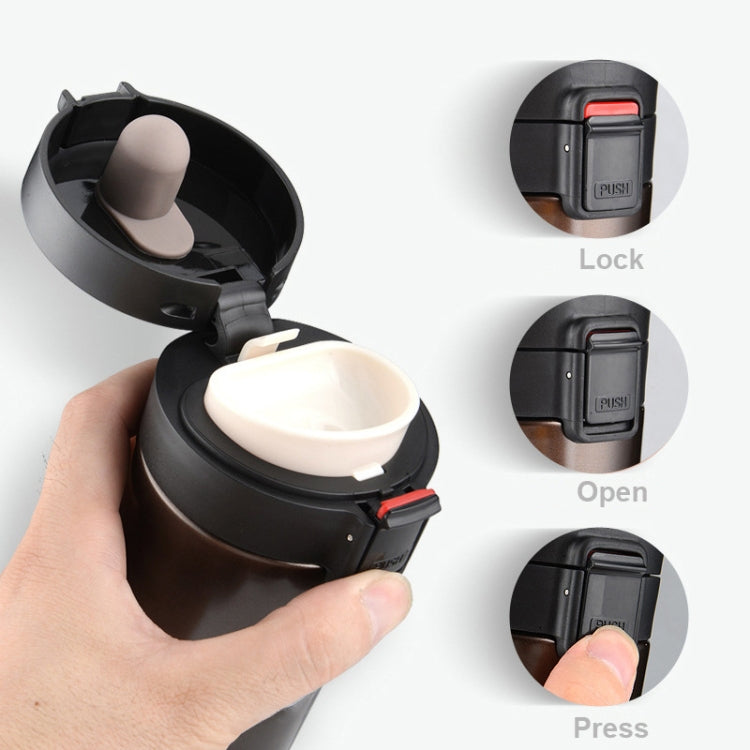 Thermobecher aus Edelstahl, isoliert, 380 ml