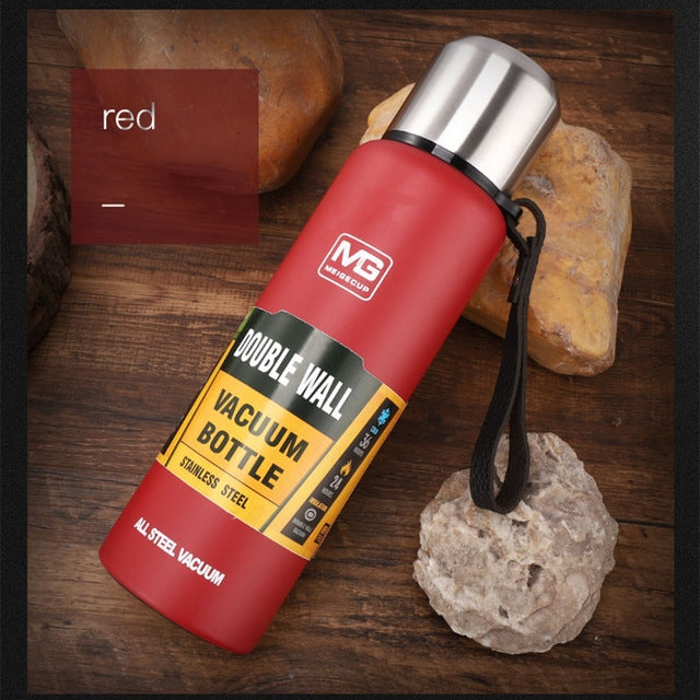 Tragbarer Thermosbecher für den Außenbereich mit großem Fassungsvermögen, 500 ml, 750 ml, 1000 ml, 1500 ml