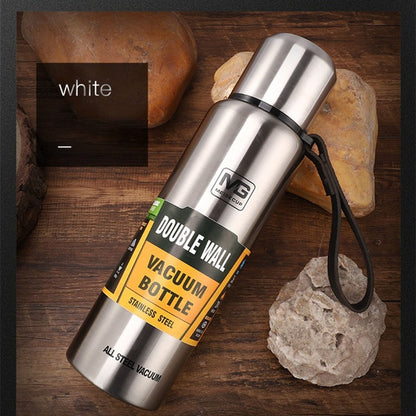 Tragbarer Thermosbecher für den Außenbereich mit großem Fassungsvermögen, 500 ml, 750 ml, 1000 ml, 1500 ml