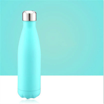Thermobecher, Vakuumflasche, Wärmewasserflasche, tragbarer Edelstahl-Sportkessel, 500 ml