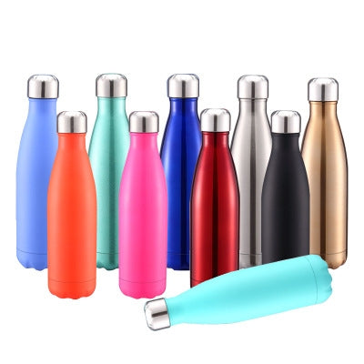 Thermobecher, Vakuumflasche, Wärmewasserflasche, tragbarer Edelstahl-Sportkessel, 500 ml
