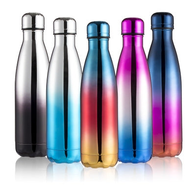 Thermobecher, Vakuumflasche, Wärmewasserflasche, tragbarer Edelstahl-Sportkessel, 500 ml