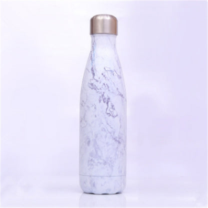 Thermobecher, Vakuumflasche, Wärmewasserflasche, tragbarer Edelstahl-Sportkessel, 500 ml