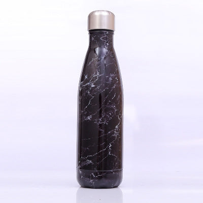 Thermobecher, Vakuumflasche, Wärmewasserflasche, tragbarer Edelstahl-Sportkessel, 500 ml