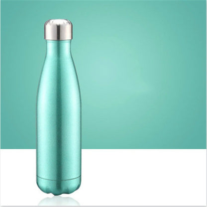 Thermobecher, Vakuumflasche, Wärmewasserflasche, tragbarer Edelstahl-Sportkessel, 500 ml