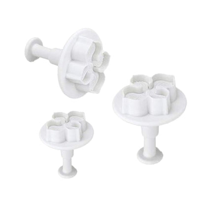 2 Set Silikon Hortensien Fondant Kuchen Dekorieren Blume Blossom Form, 3 PCS Hortensien